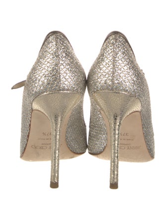 Jimmy Choo Sequins Plaid Print Sandals