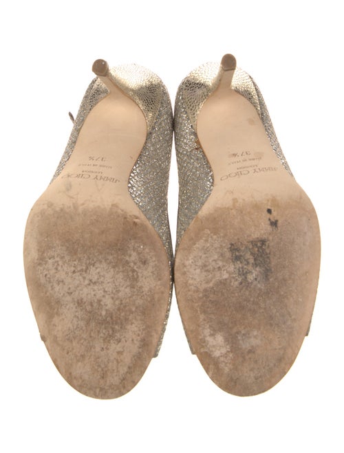 Jimmy Choo Sequins Plaid Print Sandals