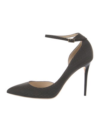 Jimmy Choo Canvas D'Orsay Pumps