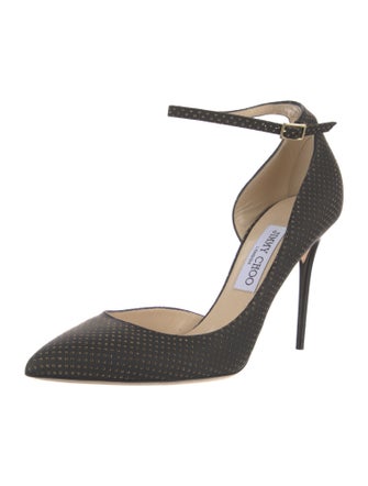 Jimmy Choo Canvas D'Orsay Pumps