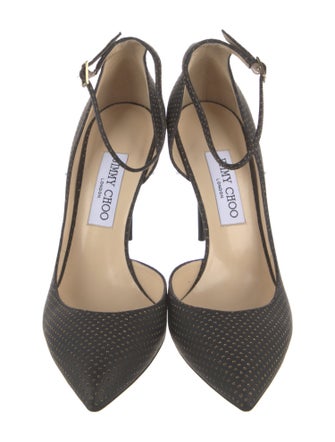 Jimmy Choo Canvas D'Orsay Pumps