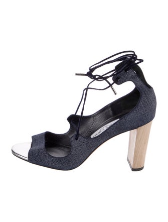 Jimmy Choo Vernie Denim Sandals