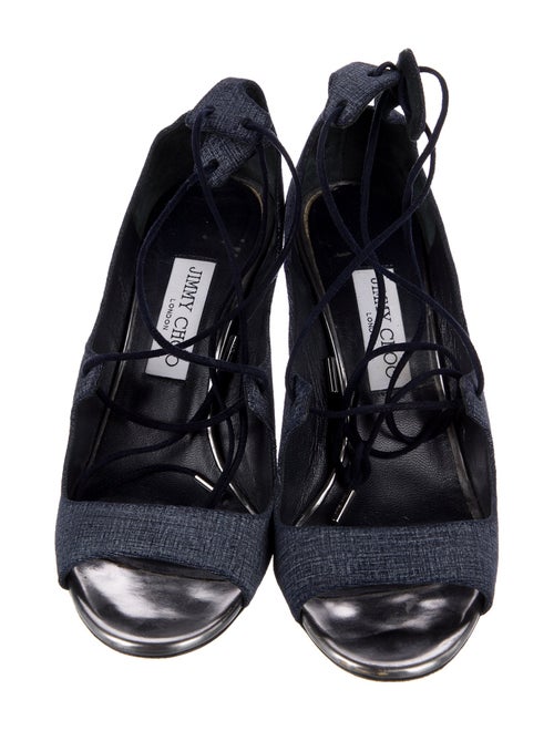 Jimmy Choo Vernie Denim Sandals