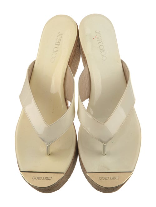 Jimmy Choo Patent Leather Slides