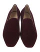 Jimmy Choo Velvet Grosgrain Trim Loafers
