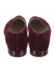 Jimmy Choo Velvet Grosgrain Trim Loafers