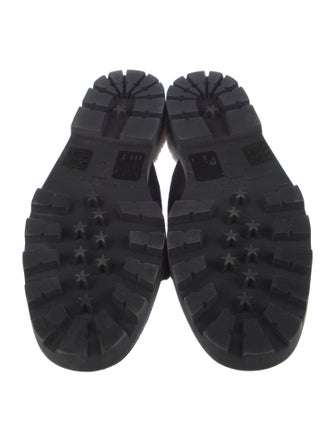 Jimmy Choo Suede Crystal Embellishments Mules