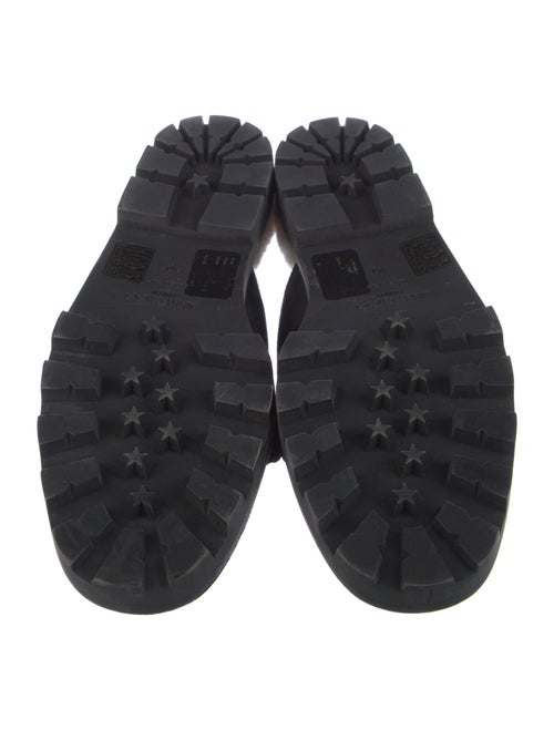 Jimmy Choo Suede Crystal Embellishments Mules