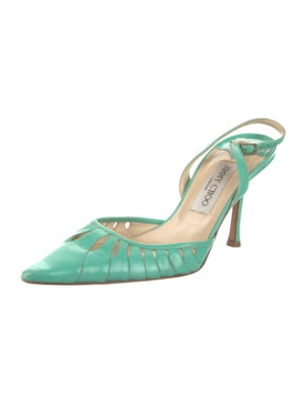 Jimmy Choo Leather Slingback Pumps