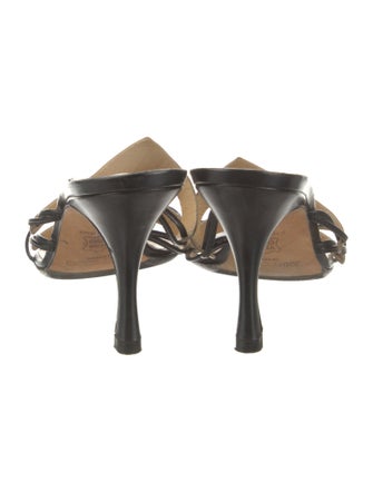 Jimmy Choo Leather Slides