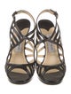 Jimmy Choo Leather Slingback Sandals