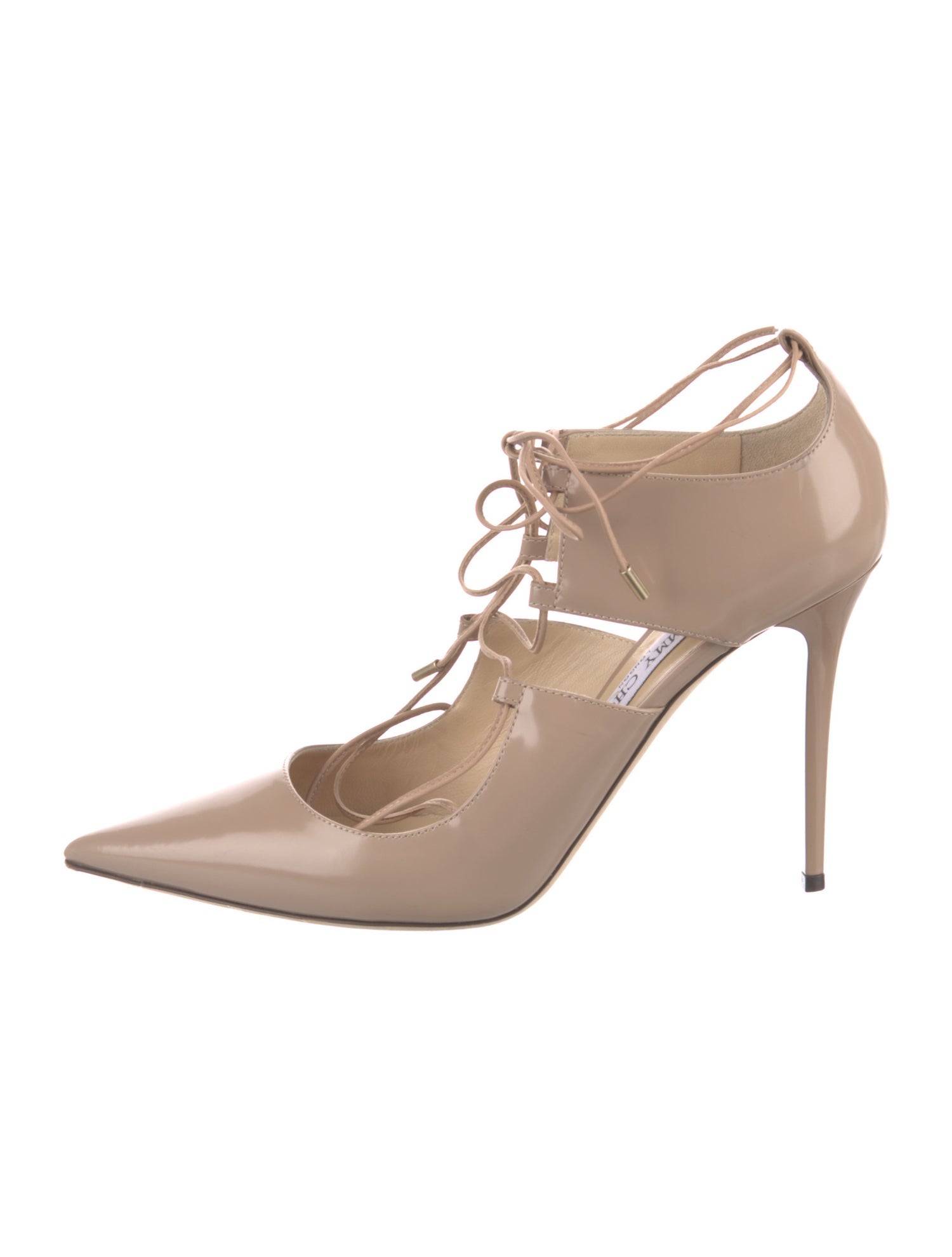 Jimmy Choo Leather T-Strap Pumps