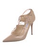 Jimmy Choo Leather T-Strap Pumps