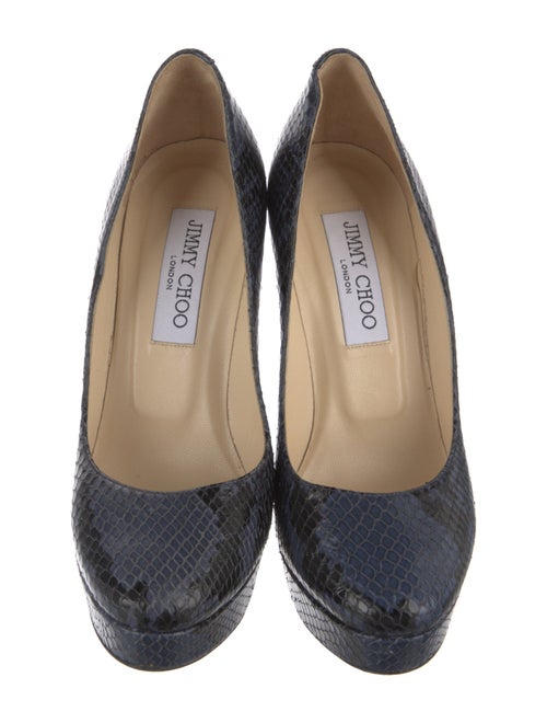 Jimmy Choo Leather Animal Print Pumps