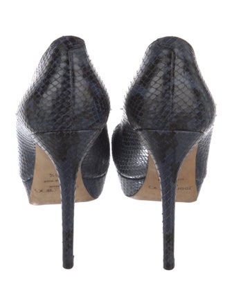 Jimmy Choo Leather Animal Print Pumps