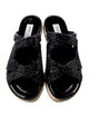Jimmy Choo Patent Leather Crystal Embellishments Espadrilles