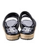 Jimmy Choo Patent Leather Crystal Embellishments Espadrilles