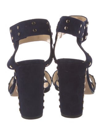 Jimmy Choo Suede Studded Accents Sandals