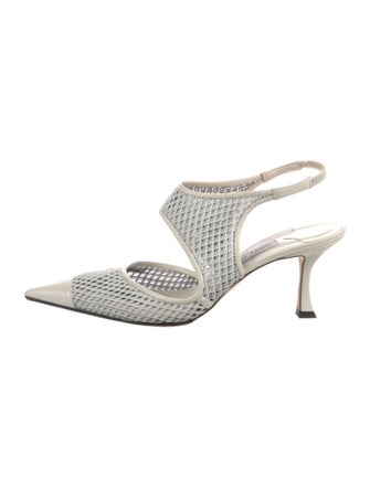 Jimmy Choo Mesh Slingback Pumps