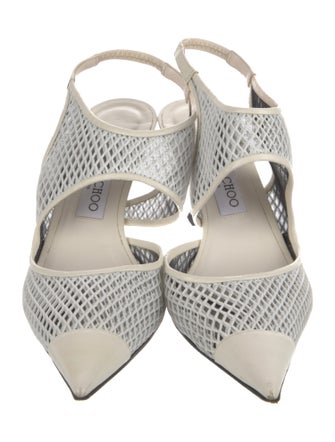 Jimmy Choo Mesh Slingback Pumps