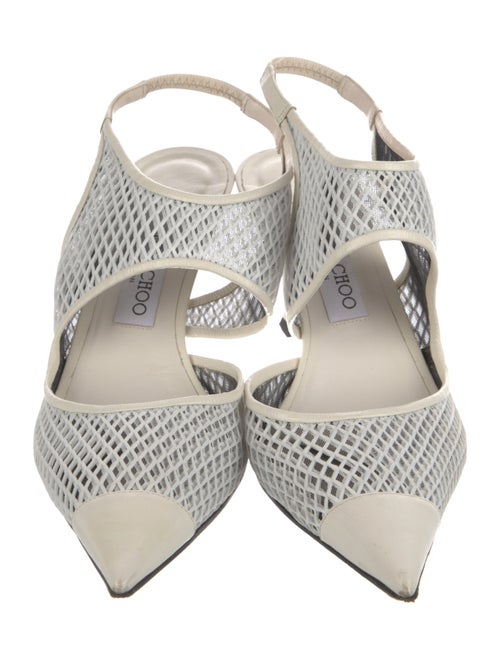 Jimmy Choo Mesh Slingback Pumps