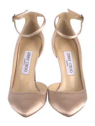 Jimmy Choo Satin D'Orsay Pumps
