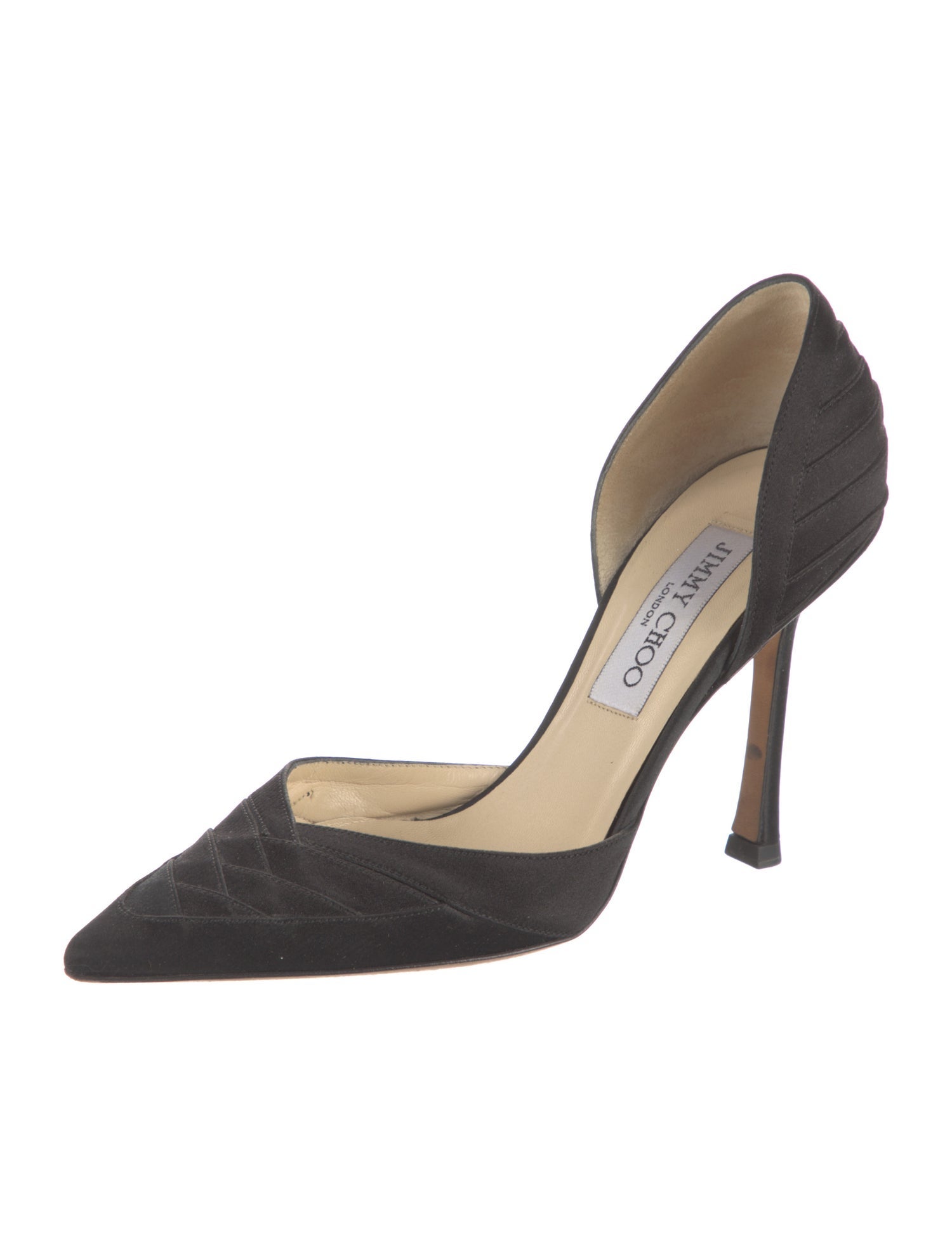 Jimmy Choo Satin D'Orsay Pumps