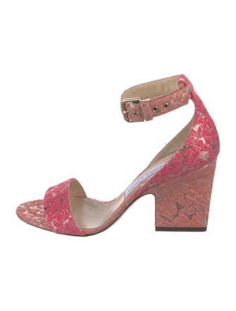Jimmy Choo Floral Print Sandals