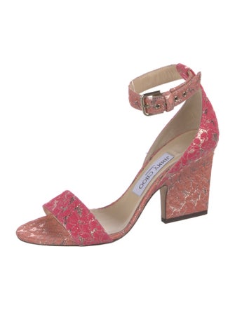 Jimmy Choo Floral Print Sandals