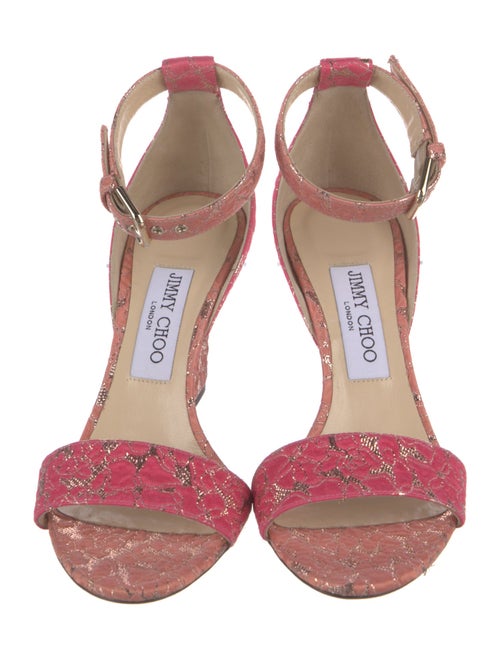 Jimmy Choo Floral Print Sandals