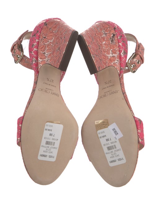 Jimmy Choo Floral Print Sandals