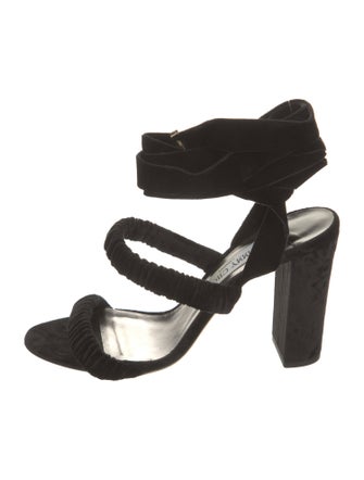 Jimmy Choo Velvet Sandals
