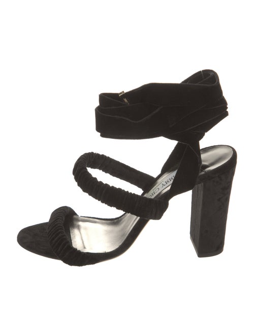 Jimmy Choo Velvet Sandals