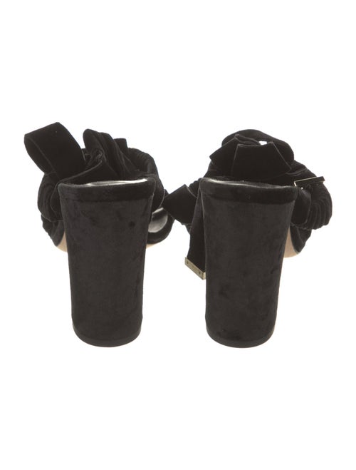 Jimmy Choo Velvet Sandals