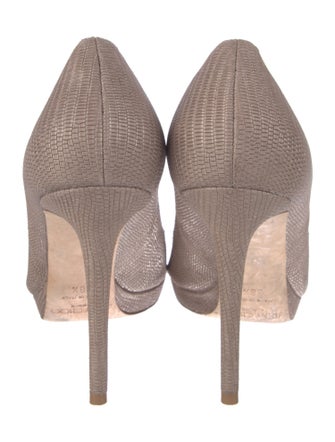 Jimmy Choo Lizard Slingback Sandals