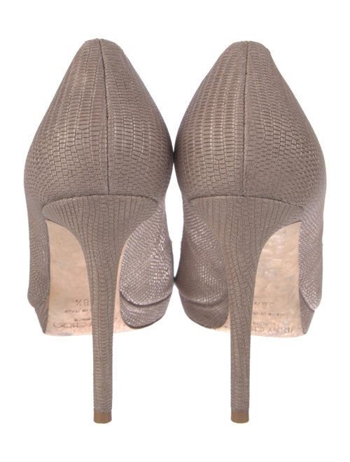 Jimmy Choo Lizard Slingback Sandals