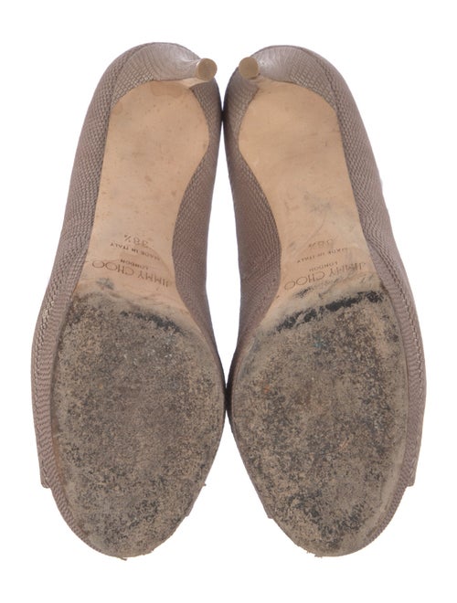 Jimmy Choo Lizard Slingback Sandals