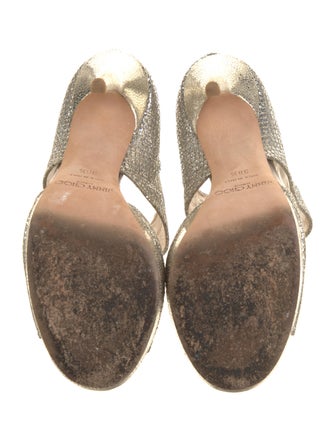 Jimmy Choo Glitter Glitter Accents Pumps