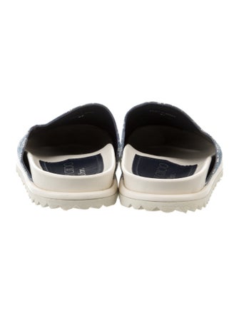 Jimmy Choo Canvas Printed Mules