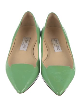 Jimmy Choo Patent Leather Flats