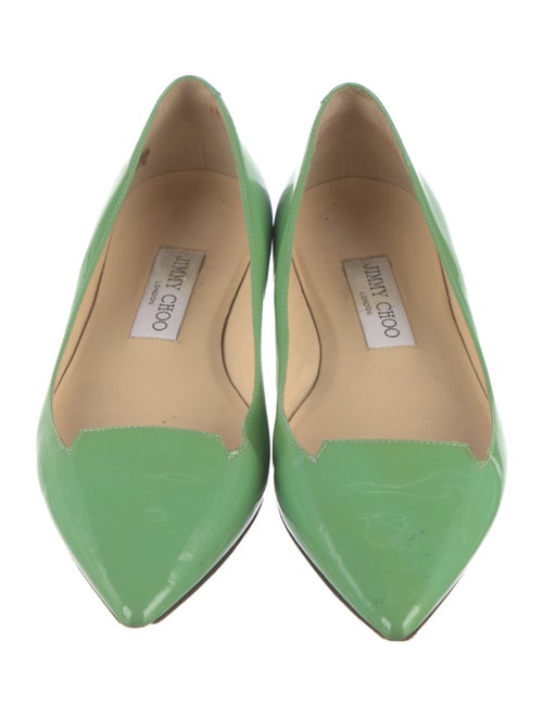 Jimmy Choo Patent Leather Flats