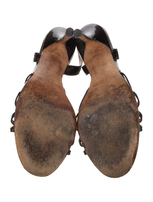 Jimmy Choo Leather Slingback Sandals