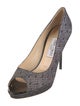 Jimmy Choo Glitter Glitter Accents Pumps