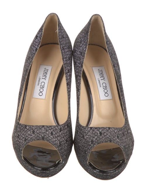 Jimmy Choo Glitter Glitter Accents Pumps