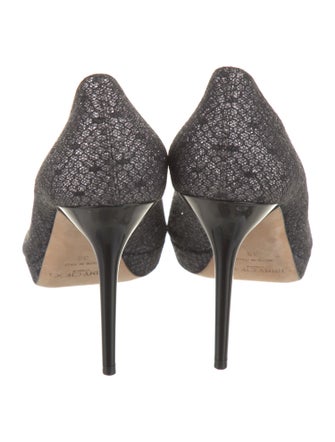 Jimmy Choo Glitter Glitter Accents Pumps