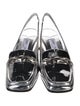Jimmy Choo Patent Leather Chain-Link Accents Slingback Pumps