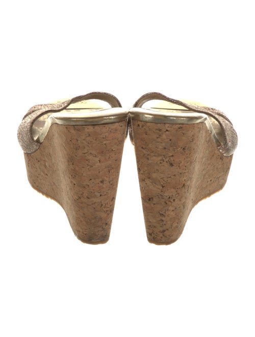 Jimmy Choo Leather Slides