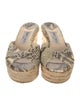 Jimmy Choo Snakeskin Animal Print Espadrilles