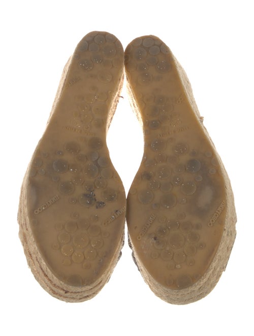 Jimmy Choo Snakeskin Animal Print Espadrilles