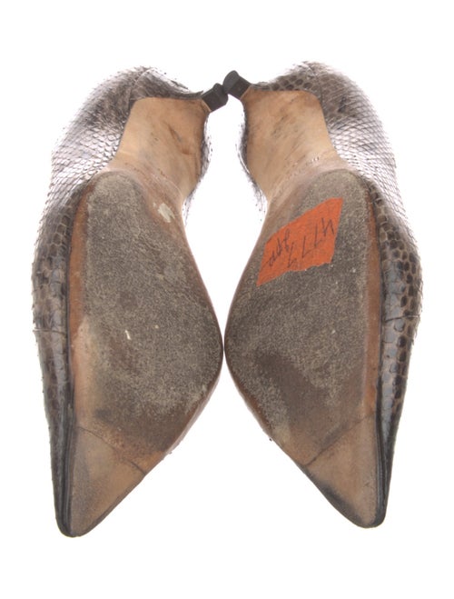 Jimmy Choo Leather Animal Print Pumps